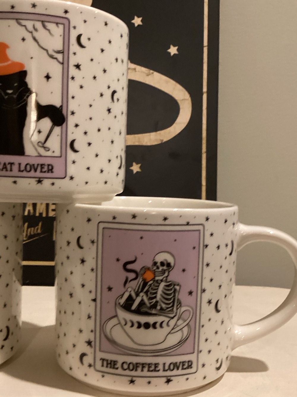 Set of 3 Tarot Card Inspired Halloween Mugs ๐ป - Picture 4 of 5